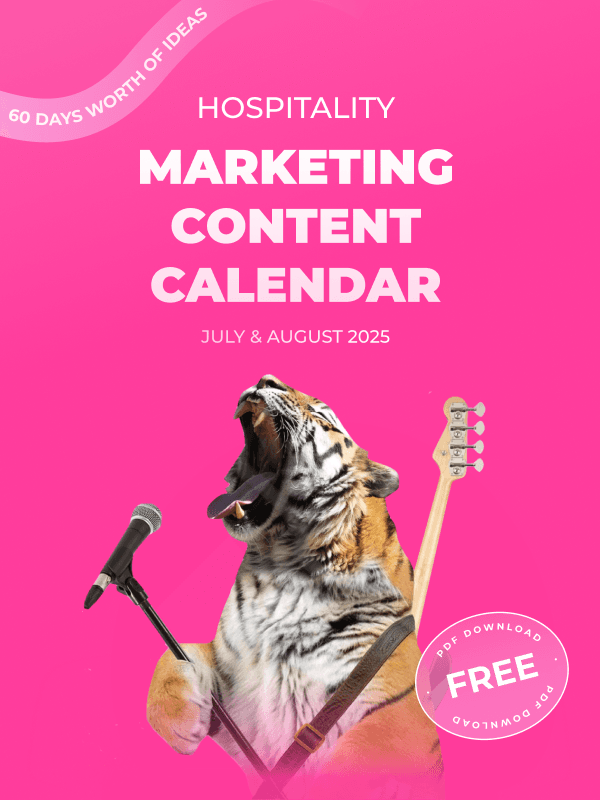 July & August 2025 Hospitality Content Calendar